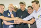 Em Cuiabá, Otaviano Pivetta reúne Mauro Mendes, senadores eleitos e prefeitos em apoio a Flávio Bolsonaro