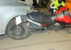 Acidente entre motocicleta e picape deixa dois feridos em Sinop