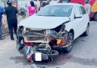 Sinop: motociclista tem fratura exposta após colidir com carro em bairro