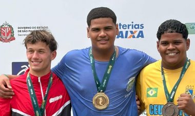 Otávio Gregório conquista ouro no arremesso de peso em competição nacional