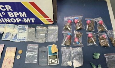 Polícia Militar apreende drogas em Santa Carmem; dois detidos