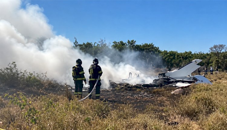 Perícia descarta pouso de emergência em queda de avião em Água Boa