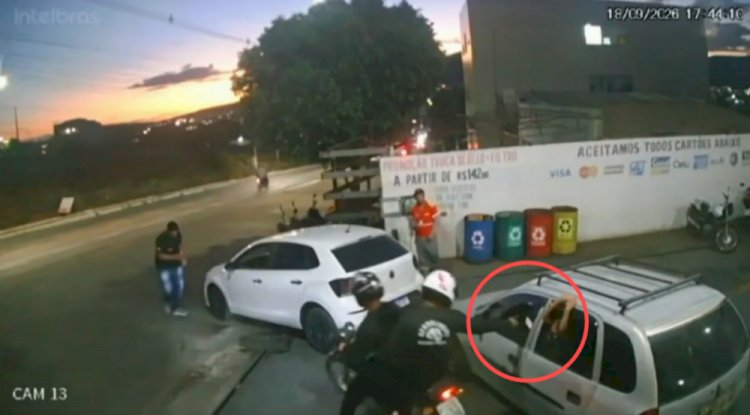 Homem é assassinado em posto de combustíveis na frente das filhas em Brumado