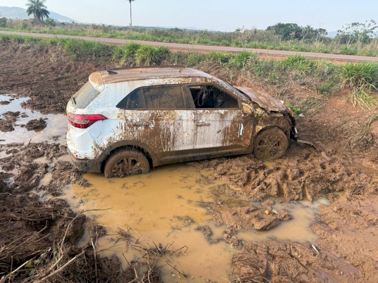 Homem é Resgatado Após Capotagem na BR-174 em Pontes e Lacerda