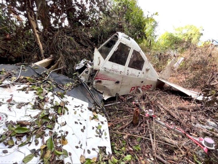 CENIPA aponta perda de controle após alijamento de carga em acidente com avião em Mato Grosso