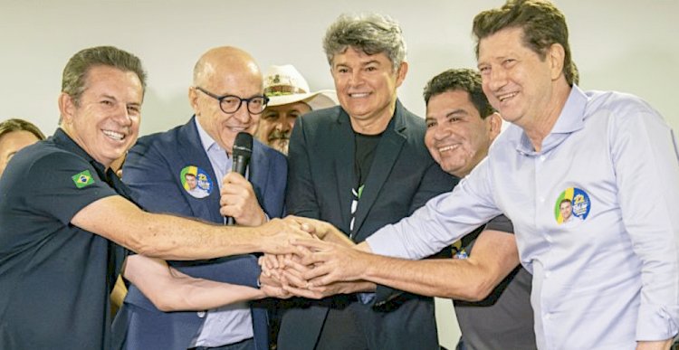 Em Cuiabá, Otaviano Pivetta reúne Mauro Mendes, senadores eleitos e prefeitos em apoio a Flávio Bolsonaro