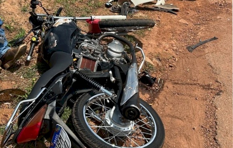 Acidente entre motos em Colíder deixa dois feridos