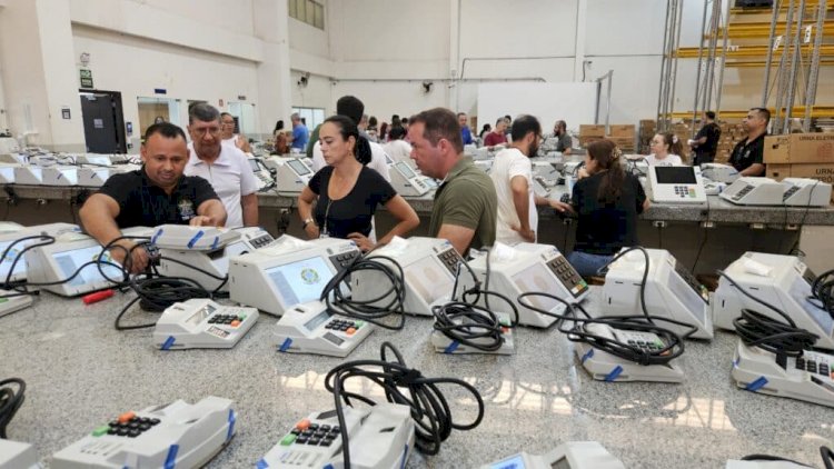 Preparação das Urnas Eletrônicas para o 2º Turno das Eleições em Mato Grosso