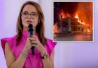 Virginia Mendes lamenta a tragédia no Shopping Popular ocasionada por incêndio