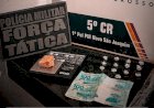 Força Tática apreende drogas e prende suspeito em Novo São Joaquim
