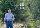 Jovem realiza sonho e compra drone pulverizador avaliado em mais de R$ 150 mil com o apoio do consórcio Sicredi