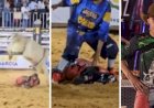 Vídeo – Jovem de 20 anos morre pisoteado por touro durante rodeio em MT