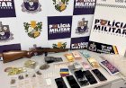 PM de Canarana prende cinco traficantes e fecha ponto de distribuição de drogas