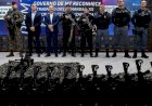 Governo de MT entrega R$ 6 milhões em fuzis, metralhadoras e equipamentos para a Polícia Militar