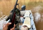 Polícia Ambiental apreende arma e materiais de pesca predatória em General Carneiro