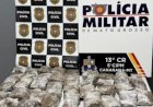 Ação conjunta prende traficante com 4 kg de maconha em Canarana