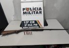 Polícia Militar apreende arma de fogo e munições durante abordagem em Nova Xavantina