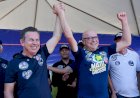 Em primeiro ato de campanha, Mauro Mendes desafia “velha política” e pede continuidade em MT