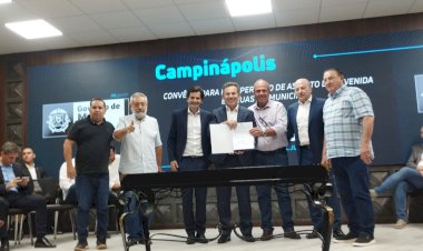 Prefeitura de Campinápolis assina com o Governo de MT convênio de R$ 4,1 milhões para recuperar avenida e ruas do município