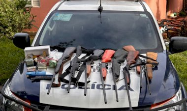 Homem que torturava esposa é preso com 8 armas e 700 munições em zona rural