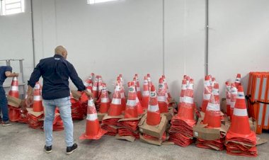 Sesp entrega mais de 15 mil itens de sinalização de trânsito às forças de segurança