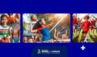 Atividades do Mais Esporte e Educação seguem incentivando crianças e adolescentes em Barra do Garças
