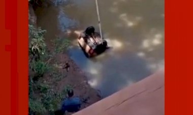 Idoso desaparecido há mais de um mês é encontrado morto dentro de carro submerso em rio de MT