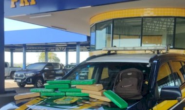 Jovem de 19 anos é preso por tráfico de drogas em ônibus na BR-070, em Barra do Garças