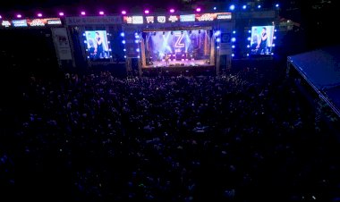 Mais de 8 mil pessoas comparecerem no show de Zezé di Camargo na segunda noite do 18º Festival de Pesca de Novo São Joaquim; vídeo