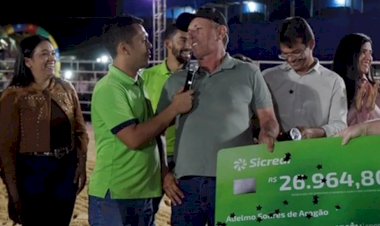 Associado de São José do Xingu/MT é premiado com R$ 26.964,80 em sorteio do Seguro de Vida Sicredi