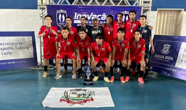 Campinápolis conquista título na Liga Azul de Futsal Sub-15 em Água Boa/MT
