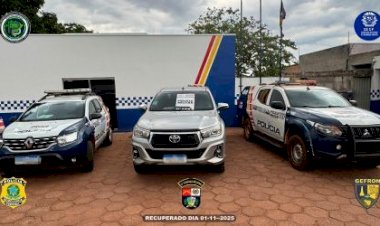 Homem com camionete roubada de Cuiabá é preso em Confresa
