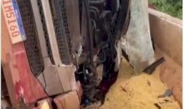 Acidente entre caminhões deixa um motorista morto na MT-020, em Canarana