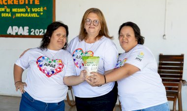 Agrosolidário leva bebida de soja para atendidos na APAE de Nova Xavantina