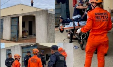 Bombeiros contêm paciente em surto após fuga de hospital em Confresa