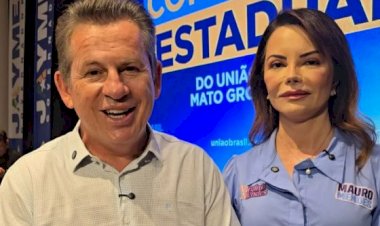 Mauro e Virgínia participam do adesivaço de Max Russi em Barra do Garças