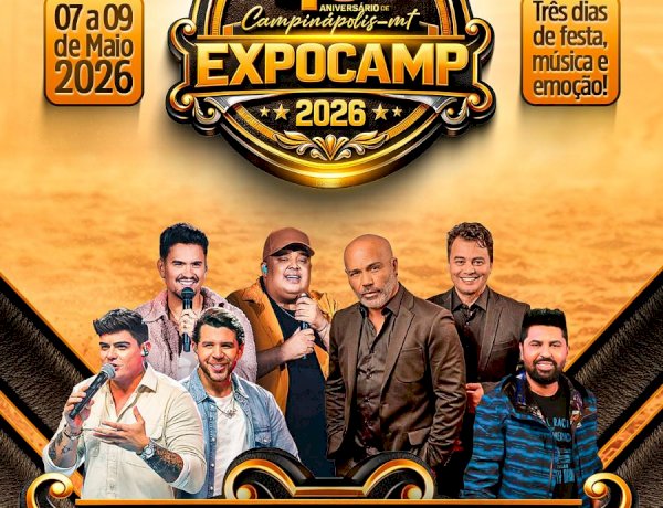 Expocamp 2026 inicia na próxima semana em Campinápolis