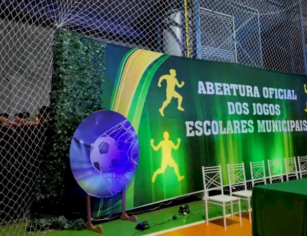 Jogos Escolares Estudantis têm abertura marcada por integração, cultura e espírito esportivo em Campinápolis
