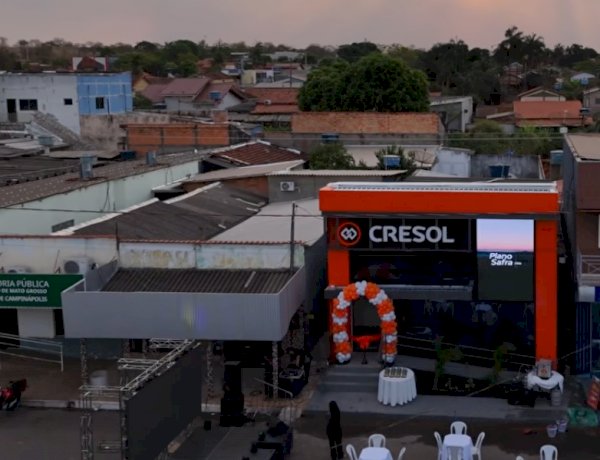 Cresol inaugura agência em Campinápolis com estrutura moderna e foco no desenvolvimento regional