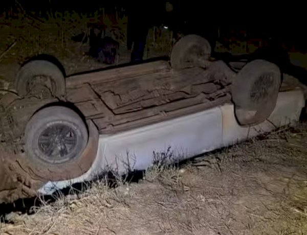 Trabalhador morre após caminhonete capotar em estrada rural de MT