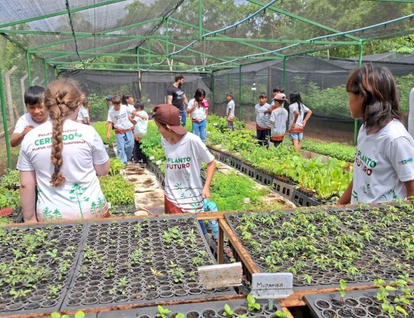 Estudantes de Campinápolis visitam universidade e aprendem sobre ciência e preservação do Cerrado