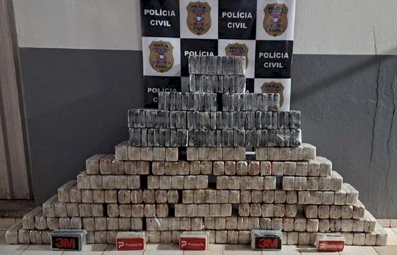 Polícia Civil apreende mais de 450 kg de drogas em MT