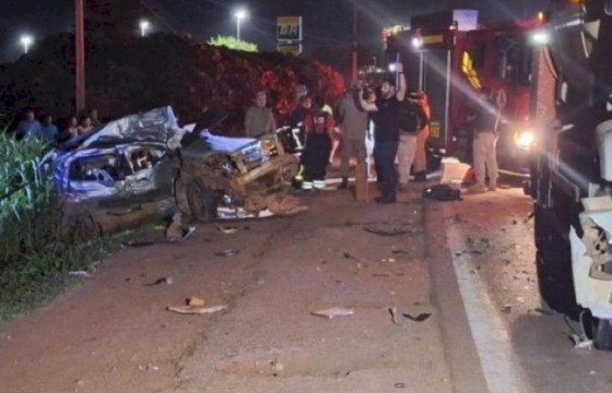 Motorista morre após colisão com carreta na rodovia BR-070