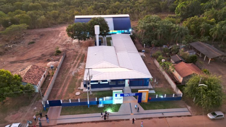 Prefeitura de Novo São Joaquim entrega escola moderna a comunidade do distrito de Cachoeira da Fumaça