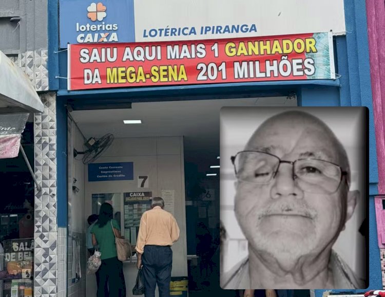 Ganhador de R$ 201 milhões da Mega-Sena morre 24 dias após retirar prêmio em Cuiabá