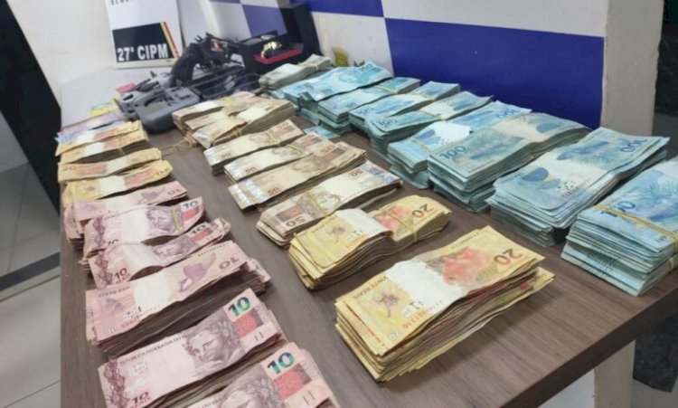 Assaltantes de bancos mortos em confronto com a PM em Confresa tinham R$ 320 mil em espécie