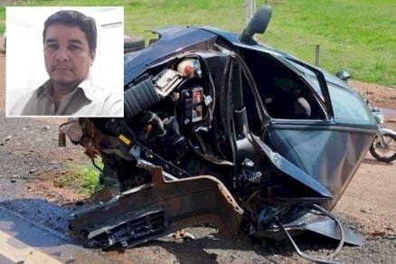 Professor morre em grave acidente entre carro e caminhão em MT