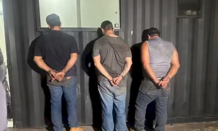Três homens são presos por manter reféns e roubar mais de 200 cabeças de gado de fazenda em MT