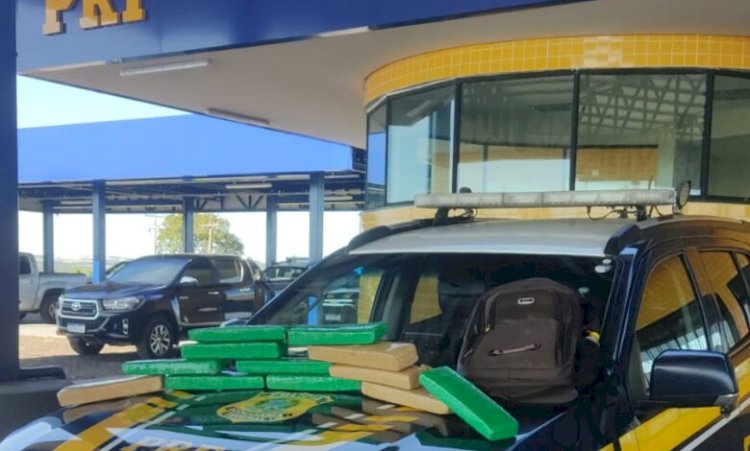 Jovem de 19 anos é preso por tráfico de drogas em ônibus na BR-070, em Barra do Garças