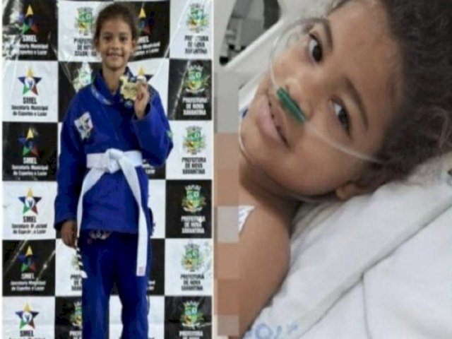 Família precisa de ajuda para tratamento de atleta mirim atropelada em Nova Xavantina